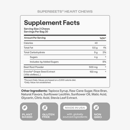 SuperBeets®SuperBeets® Heart Chews